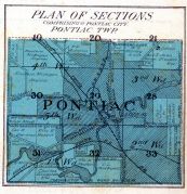 Index Map - Pontiac City, Oakland County 1908